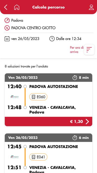 Busitalia Veneto Schermata dell'app #5