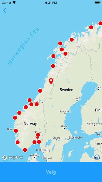 Flo og Fjære App skärmdump #2