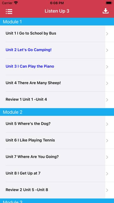 英语听力 Listen Up 1到3级别 App skärmdump #6