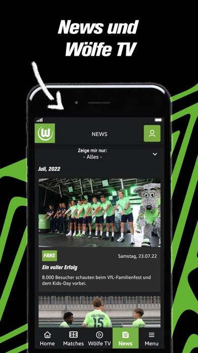 VfL Wolfsburg to Go App-Screenshot #4