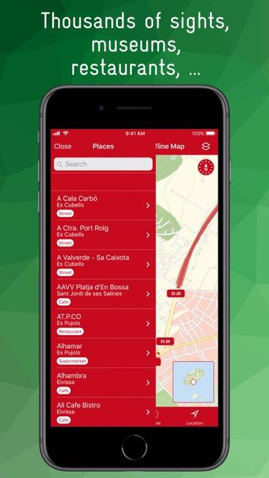 Ibiza & Formentera Offline Map App screenshot #3