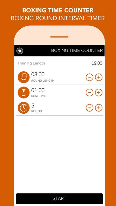Boxing Time Counter App screenshot #1