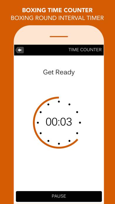 Boxing Time Counter App screenshot #2