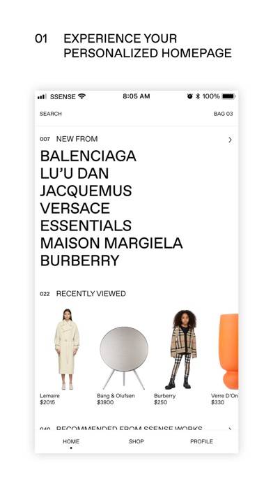 SSENSE: Shop Designer Fashion App screenshot #1