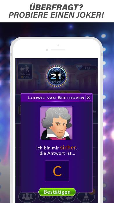 Wer wird Millionär? Trivia App Captura de pantalla de la aplicación #2