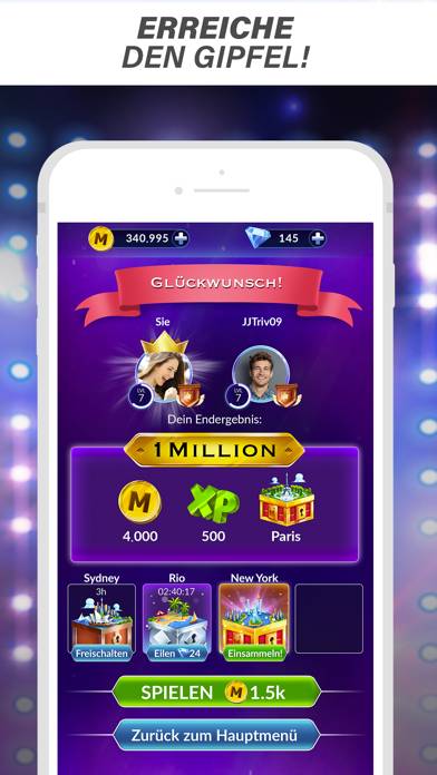 Wer wird Millionär? Trivia App Captura de pantalla de la aplicación #4