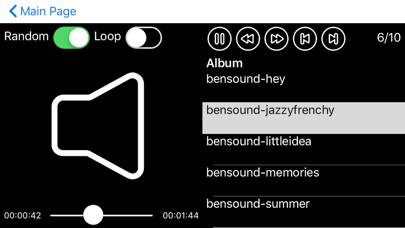 Audio Player X Captura de pantalla de la aplicación #2