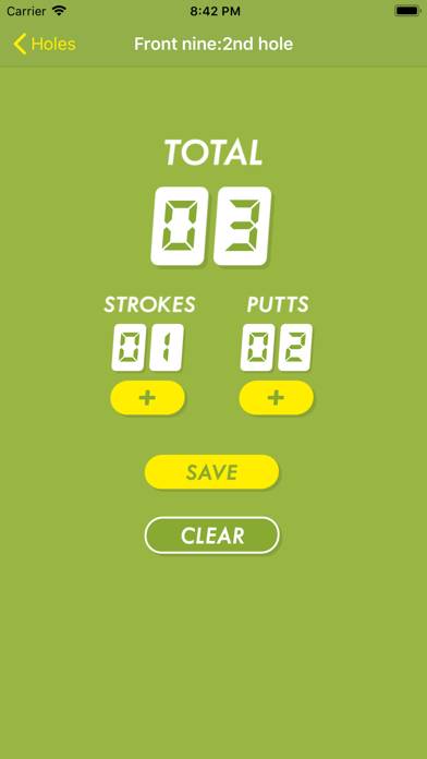 Simple Golf Counter App-Screenshot #3