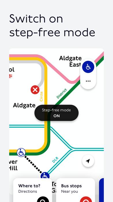 TfL Go: Live Tube, Bus & Rail Schermata dell'app #3