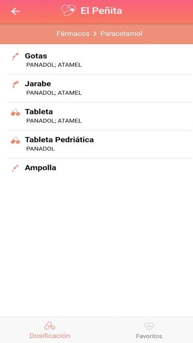 Dosis Pediátricas Captura de pantalla de la aplicación #4