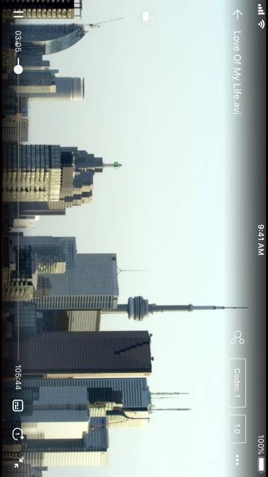 APlayer Schermata dell'app