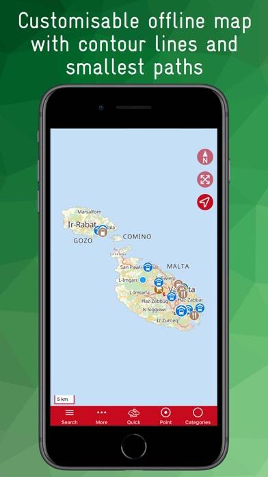 Malta & Gozo Offline Map App-Screenshot #1