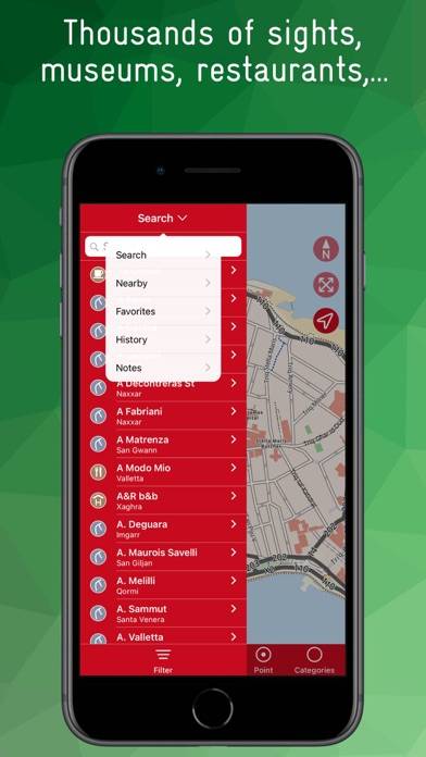 Malta & Gozo Offline Map App screenshot #4