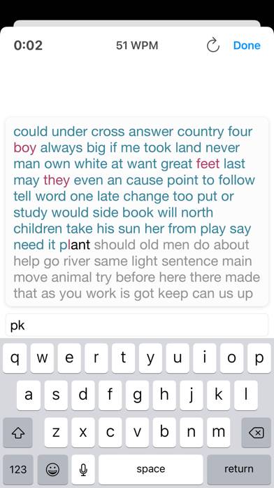 Speed Typer: WPM Typing Tests Spiel-Screenshot