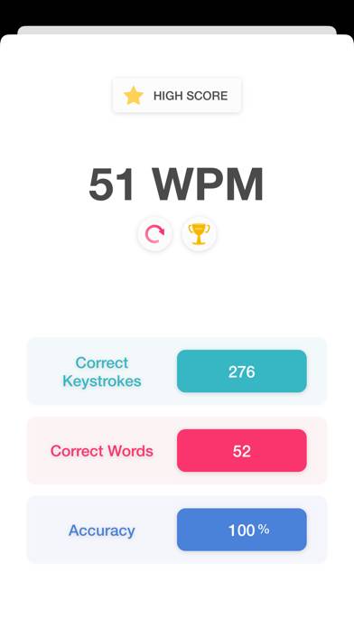 Speed Typer: WPM Typing Tests Spiel-Screenshot