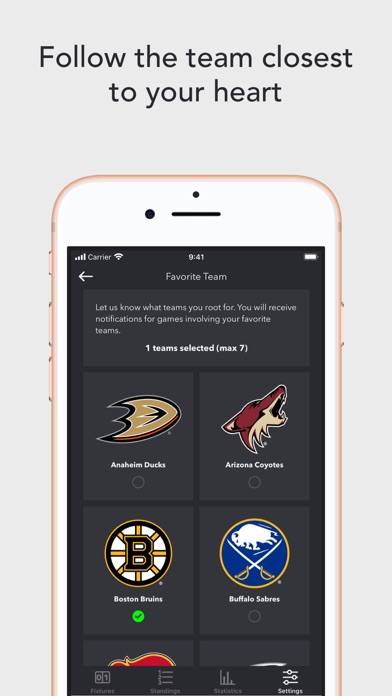 NHLive: N. America Hockey Live App screenshot