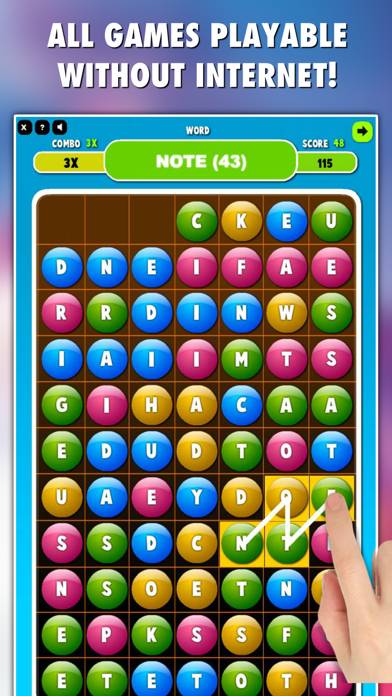 Word Games PRO 101-in-1 captura de pantalla del juego