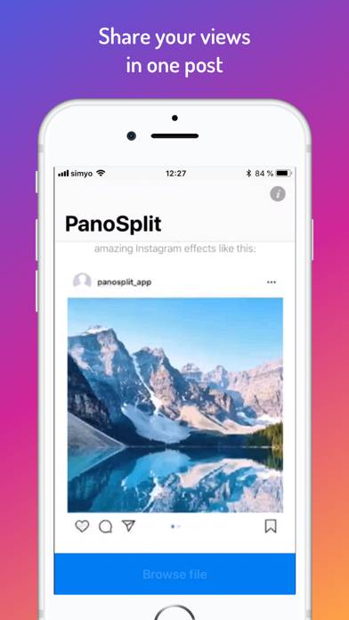 PanoSplit HD for Instagram App screenshot #1