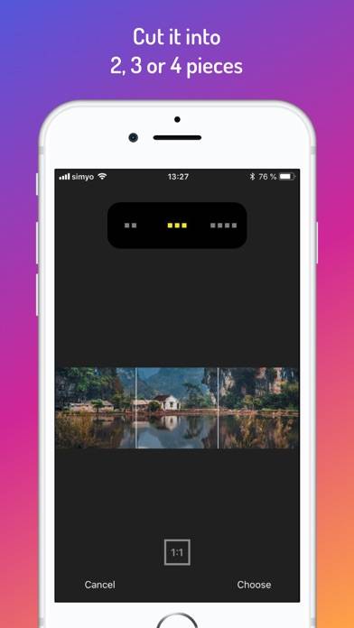PanoSplit HD for Instagram Captura de pantalla de la aplicación #3