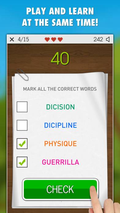 Spelling Master PRO Captura de pantalla de la aplicación #3