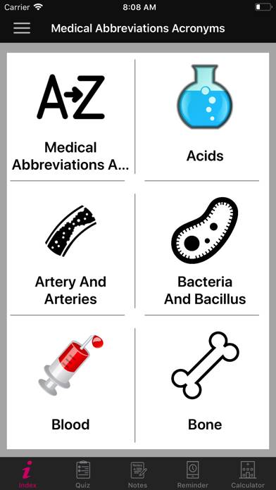 Medical Abbreviations Acronyms App screenshot #2