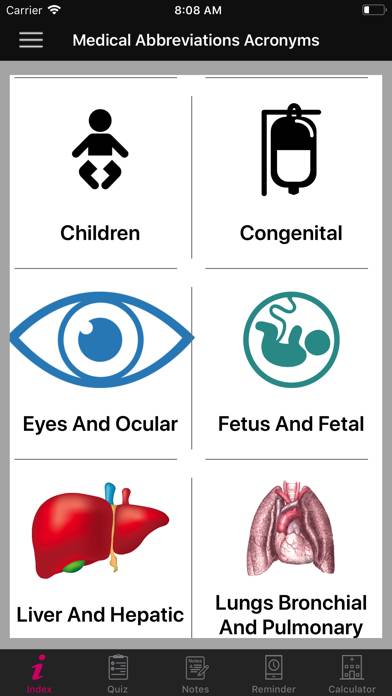 Medical Abbreviations Acronyms App screenshot #4