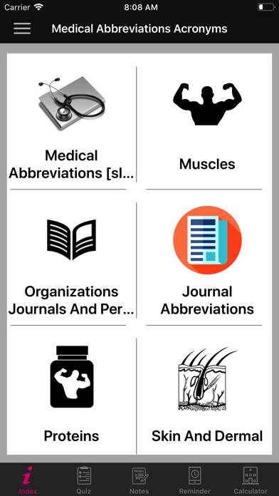 Medical Abbreviations Acronyms App screenshot #5