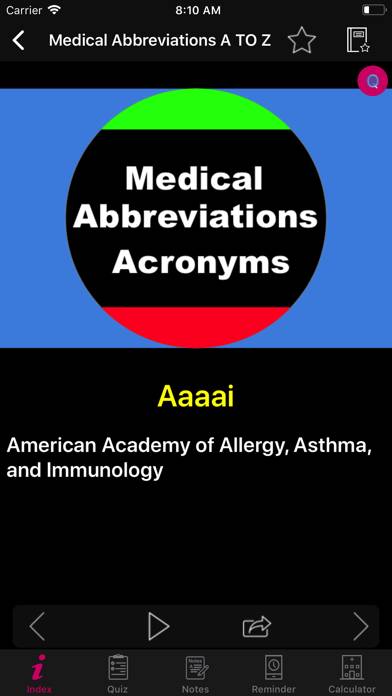 Medical Abbreviations Acronyms App screenshot #6