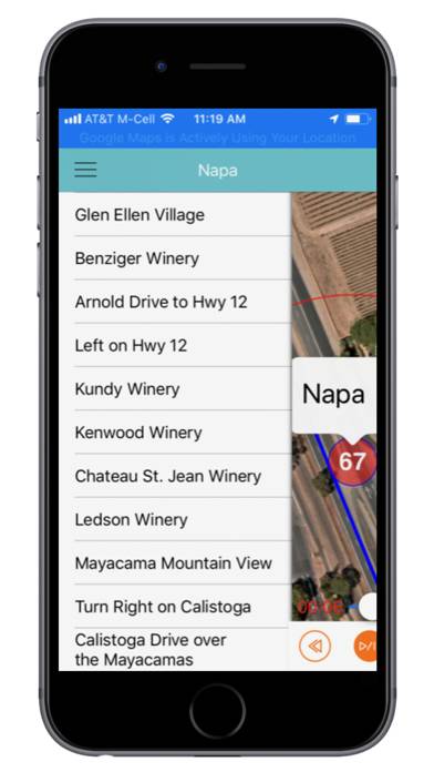 Napa & Sonoma Valley GPS Tour App screenshot #2