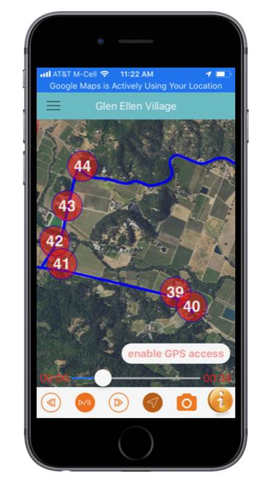 Napa & Sonoma Valley GPS Tour App screenshot