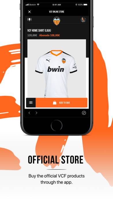 Valencia CF Captura de pantalla de la aplicación #4