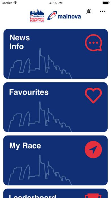 Mainova Frankfurt Marathon App-Screenshot #1