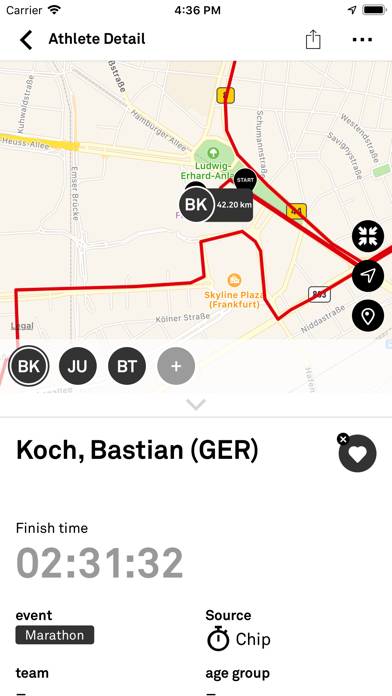 Mainova Frankfurt Marathon App-Screenshot #3