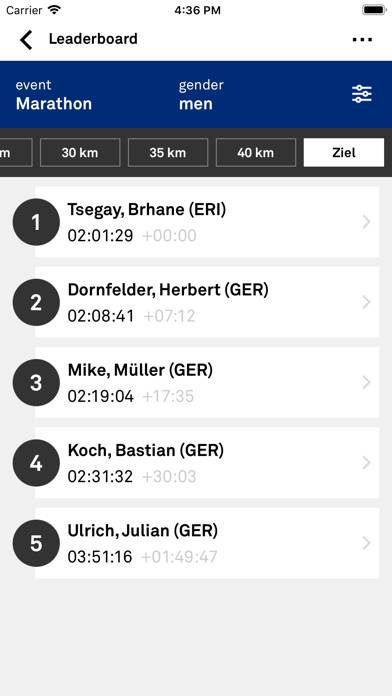 Mainova Frankfurt Marathon App screenshot #5