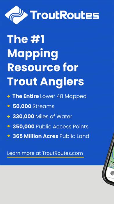 TroutRoutes: Fly Fishing Maps screenshot