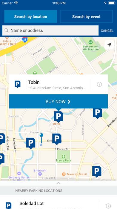 LAZ Parking App screenshot