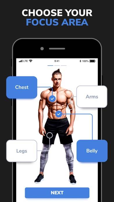 Workouts For Men: Gym & Home Captura de pantalla de la aplicación #4