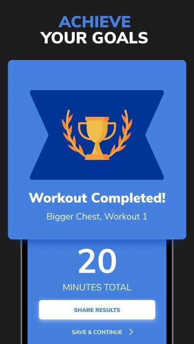 Workouts For Men: Gym & Home Captura de pantalla de la aplicación #6