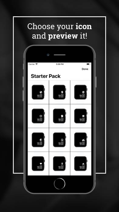 Watchimise-Minimal Watch Faces Captura de pantalla de la aplicación #3