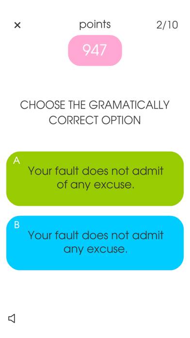 My English Grammar Test PRO App screenshot #2