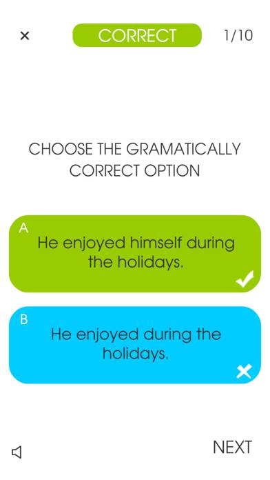 My English Grammar Test PRO App screenshot #4
