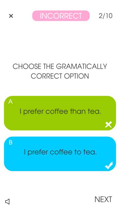 My English Grammar Test PRO App screenshot #6
