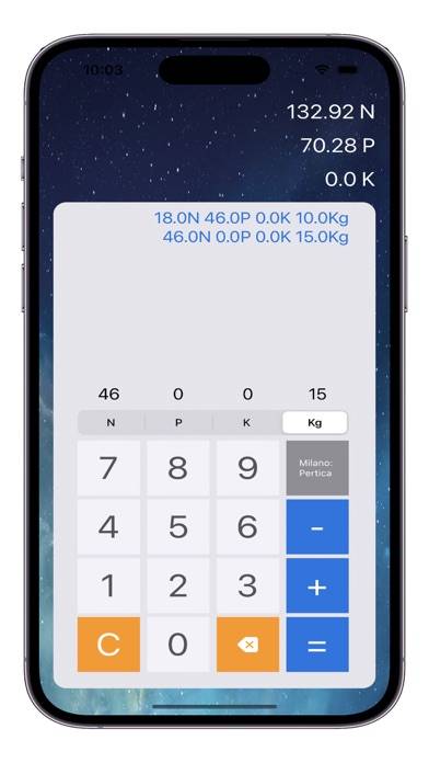 Calcolo Unità Concimazione Schermata dell'app #1