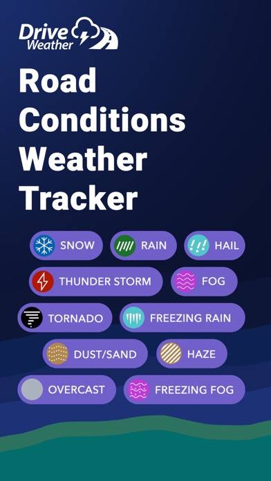Drive Weather: Road Conditions App screenshot #1