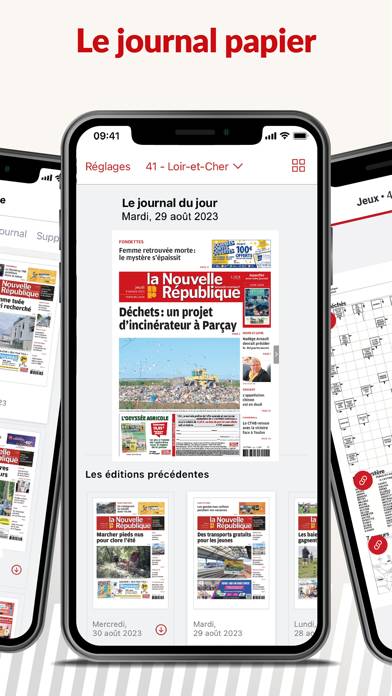 Journal la NR Capture d'écran de l'application