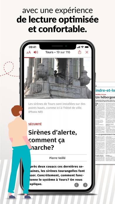 Journal la NR Capture d'écran de l'application