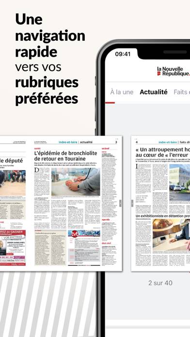 Journal la NR Capture d'écran de l'application