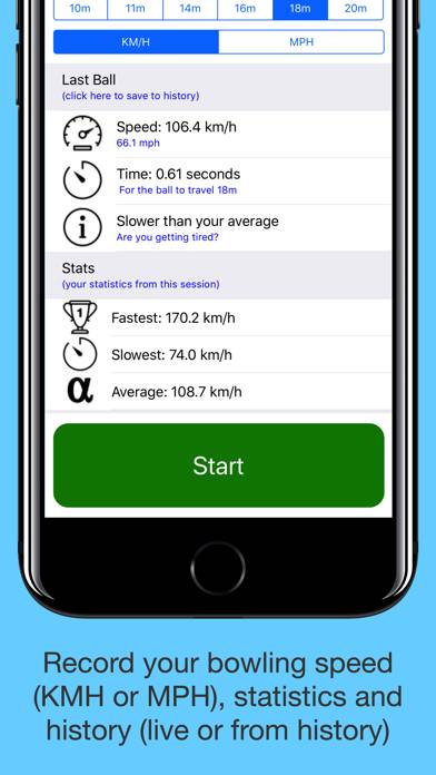 Speed Gun for Cricket Pro App screenshot #3