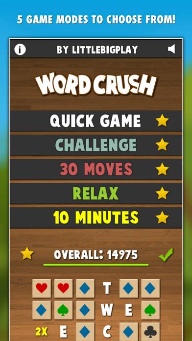 Word Crush PRO game screenshot