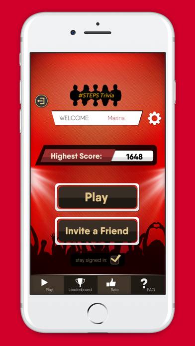 STEPS Trivia Game App screenshot #1